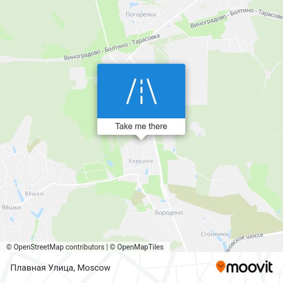 Плавная Улица map