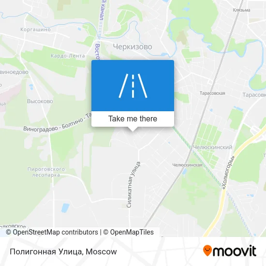 Полигонная Улица map