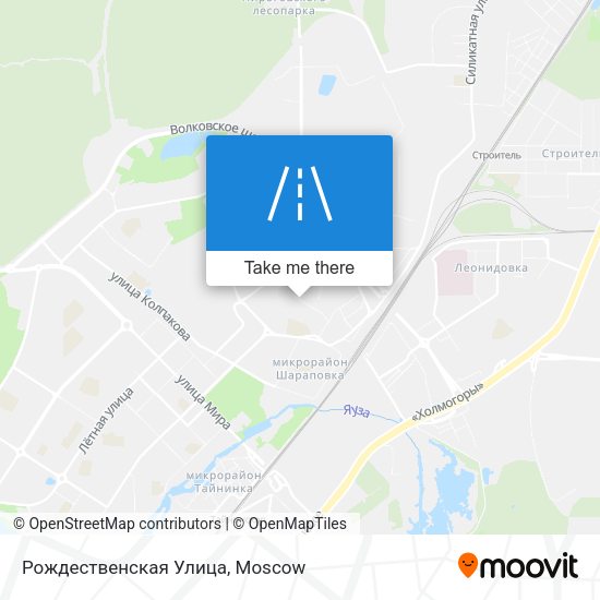 Рождественская Улица map