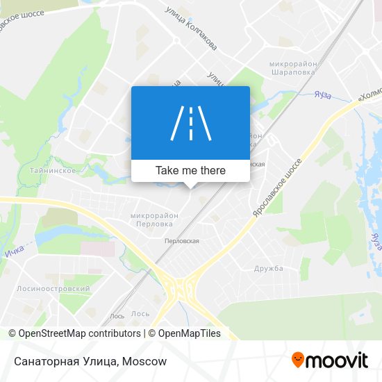 Санаторная Улица map