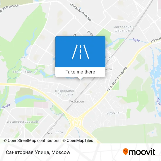 Санаторная Улица map