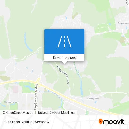 Светлая Улица map