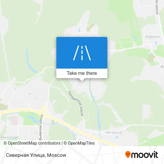 Северная Улица map