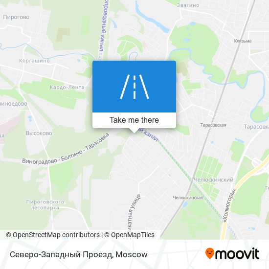 Северо-Западный Проезд map