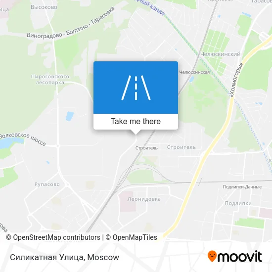 Силикатная Улица map