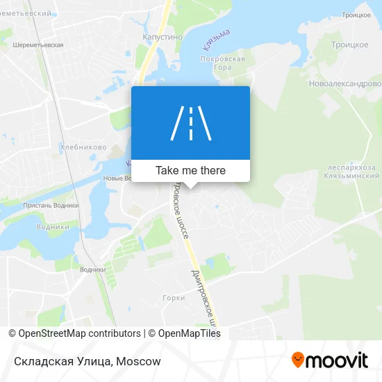 Складская Улица map