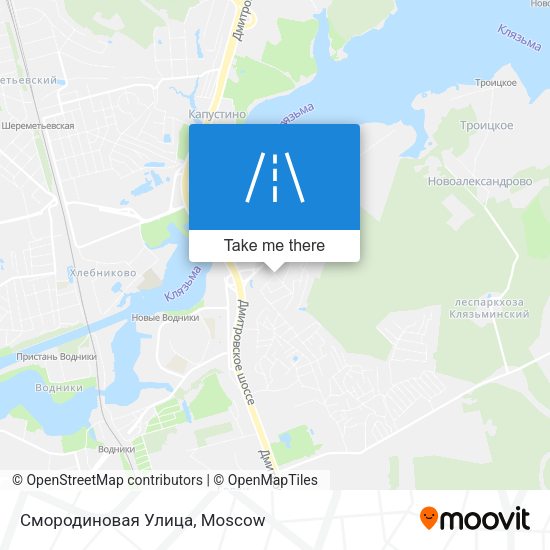Смородиновая Улица map