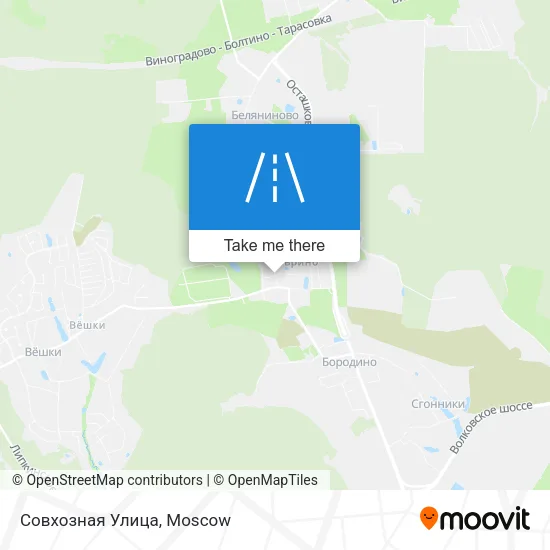 Совхозная Улица map