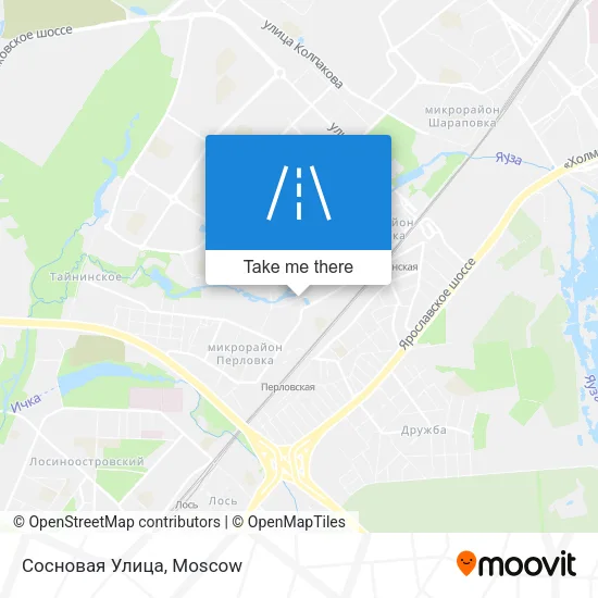 Сосновая Улица map