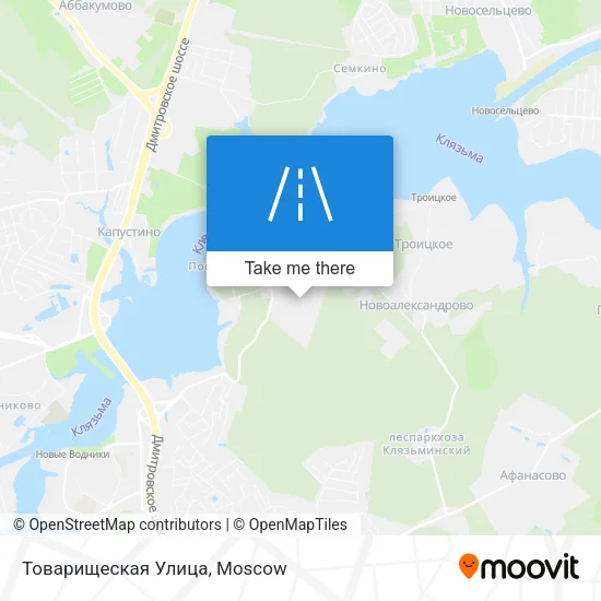 Товарищеская Улица map