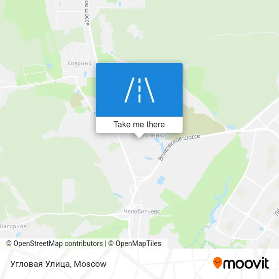 Угловая Улица map