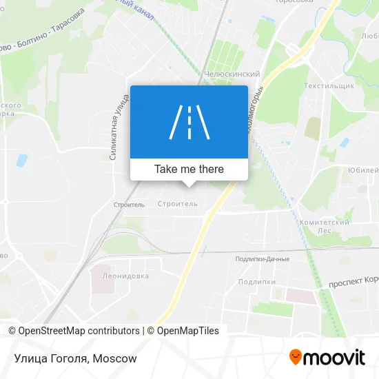 Улица Гоголя map