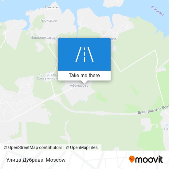 Улица Дубрава map