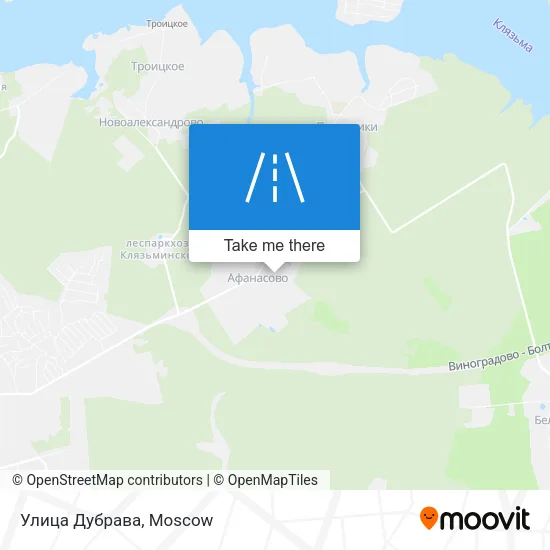 Улица Дубрава map