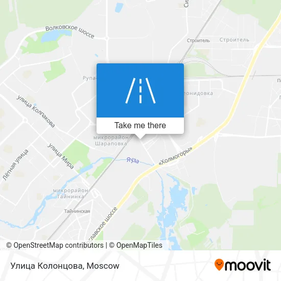 Улица Колонцова map