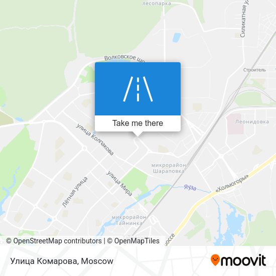 Улица Комарова map
