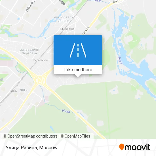 Улица Разина map