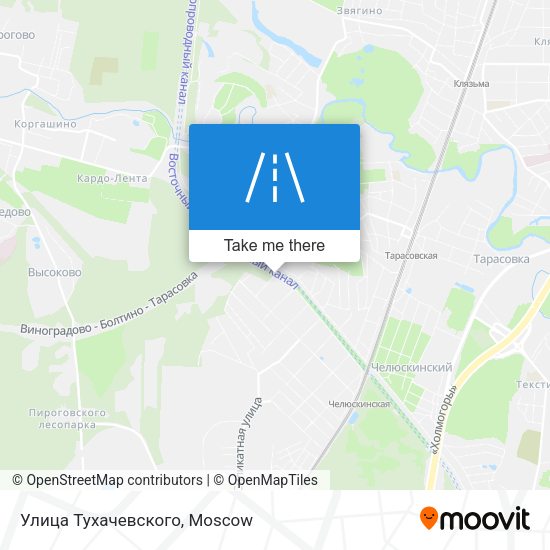 Улица Тухачевского map