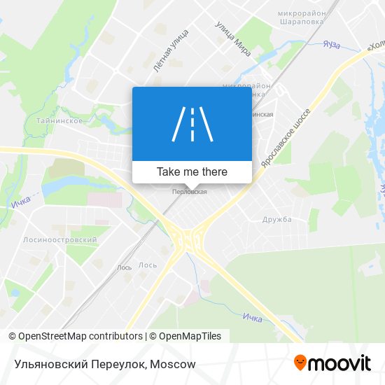 Ульяновский Переулок map