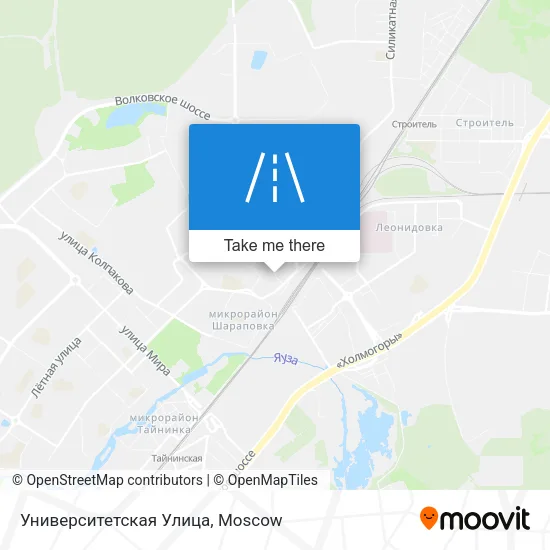 Университетская Улица map