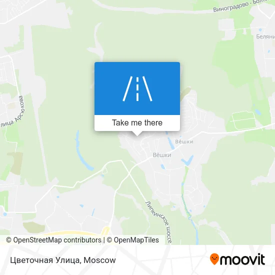 Цветочная Улица map