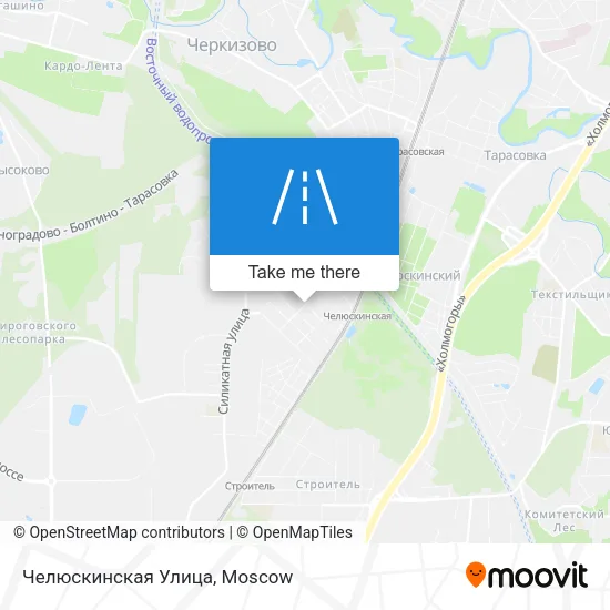 Челюскинская Улица map