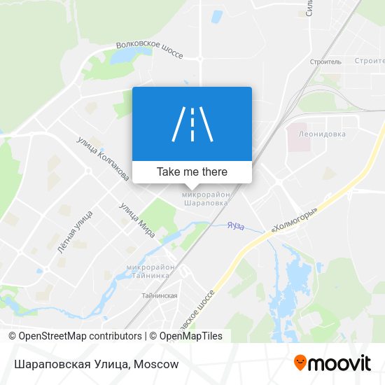 Шараповская Улица map