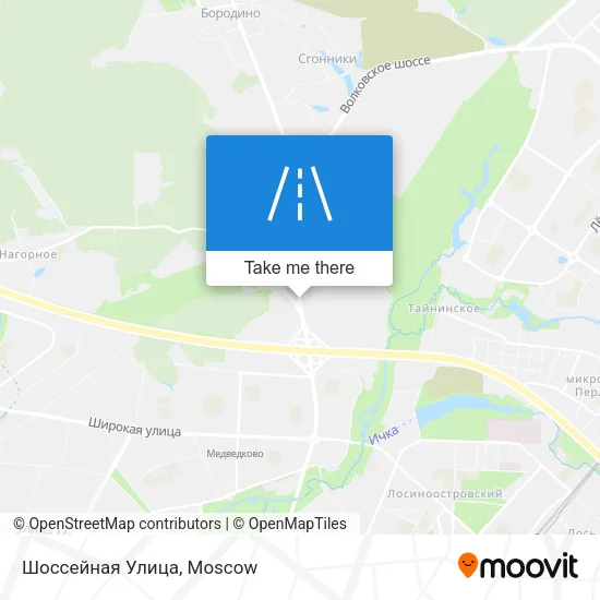 Шоссейная Улица map