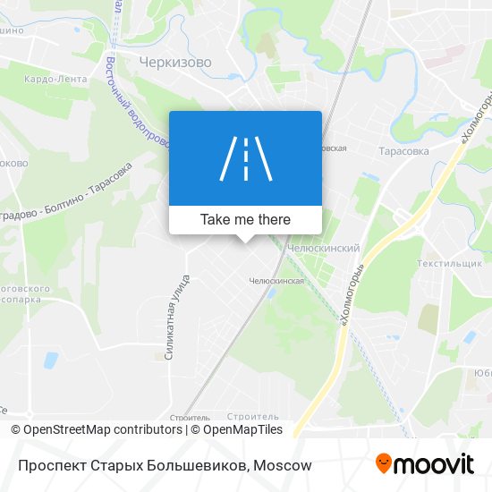 Проспект Старых Большевиков map