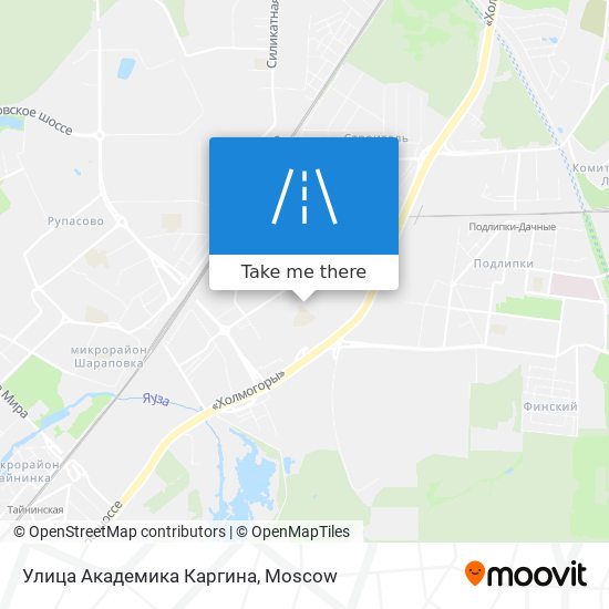 Улица Академика Каргина map