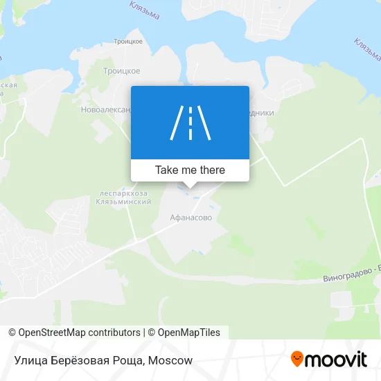 Улица Берёзовая Роща map