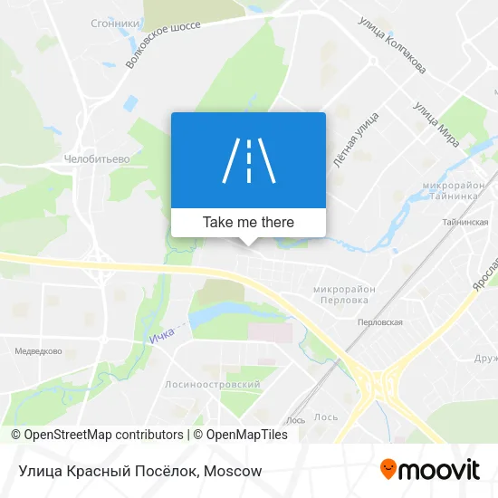 Улица Красный Посёлок map