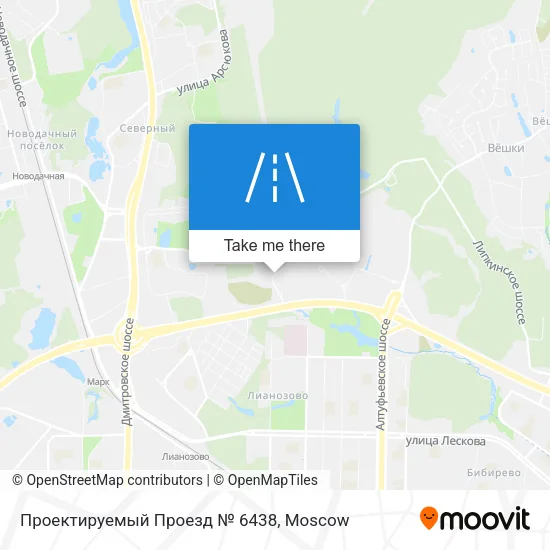 Проектируемый Проезд № 6438 map