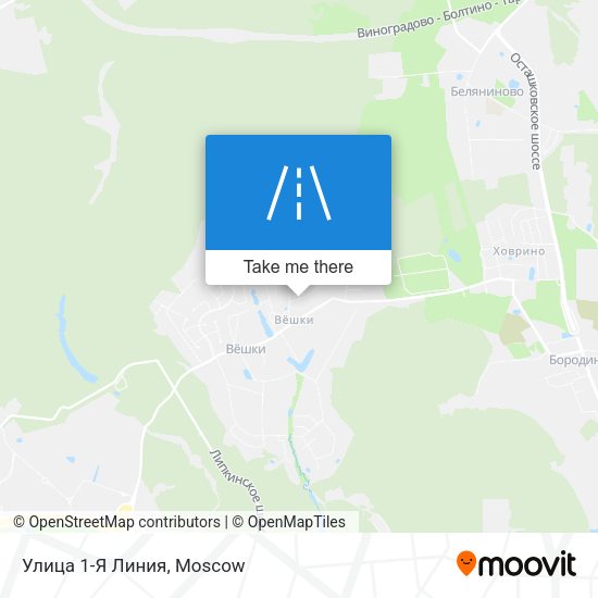 Улица 1-Я Линия map