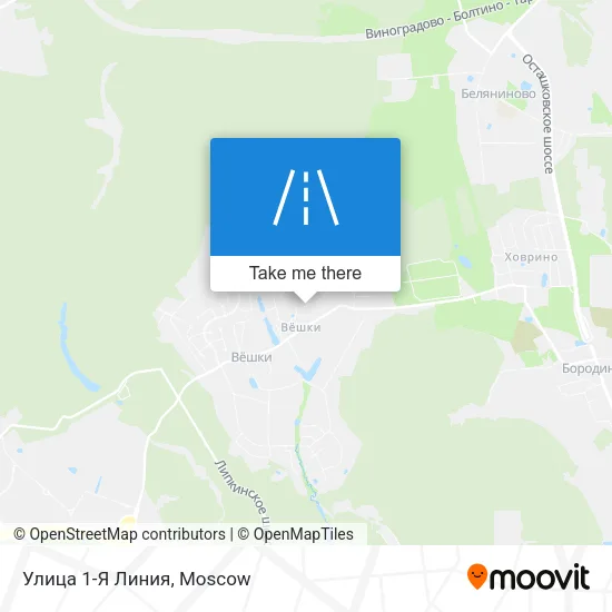 Улица 1-Я Линия map