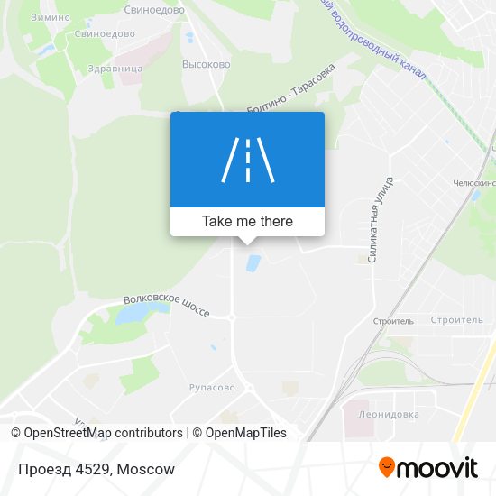 Проезд 4529 map