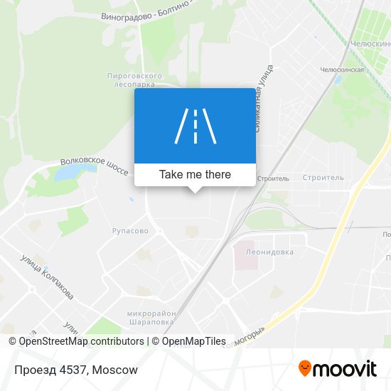 Проезд 4537 map