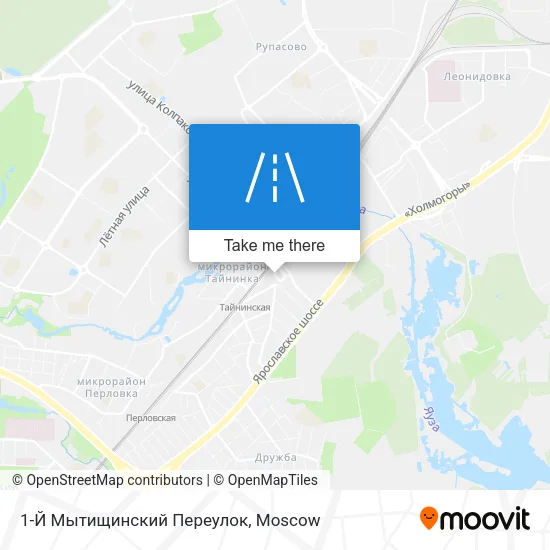 1-Й Мытищинский Переулок map