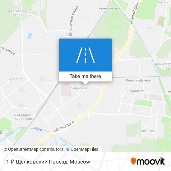 1-Й Щёлковский Проезд map