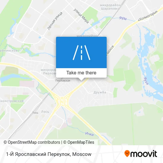 1-Й Ярославский Переулок map