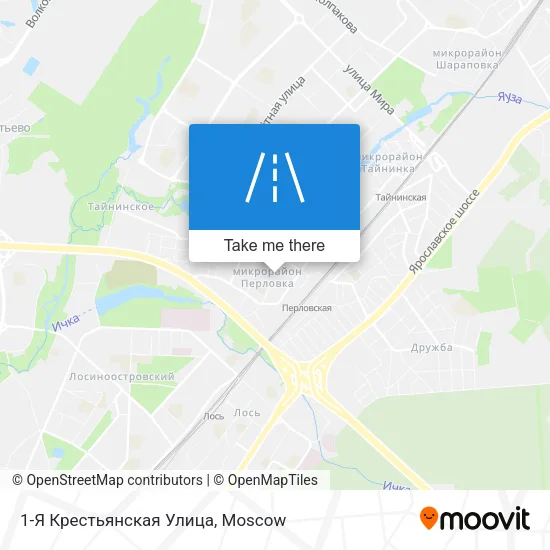 1-Я Крестьянская Улица map