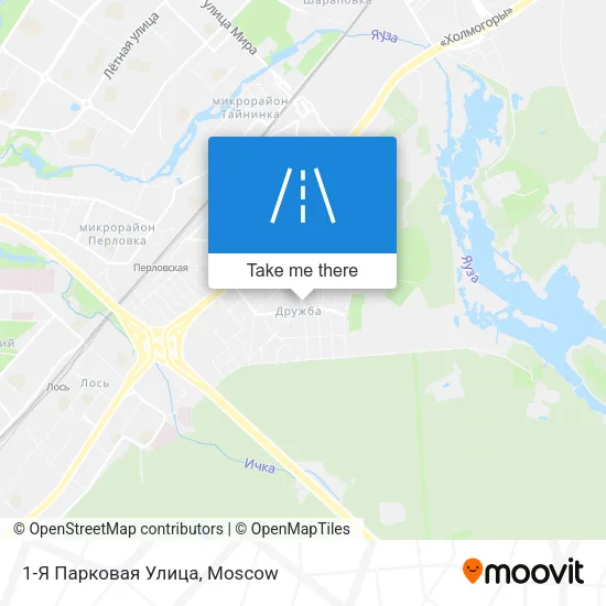 1-Я Парковая Улица map