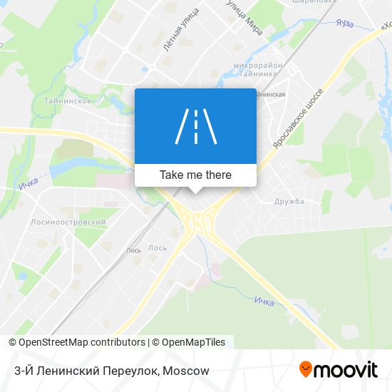 3-Й Ленинский Переулок map