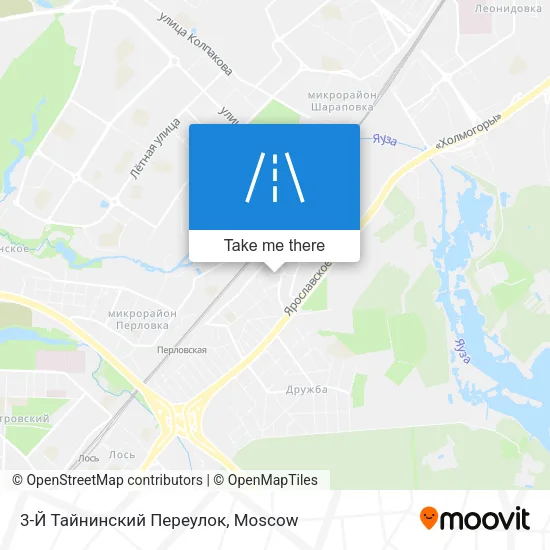 3-Й Тайнинский Переулок map