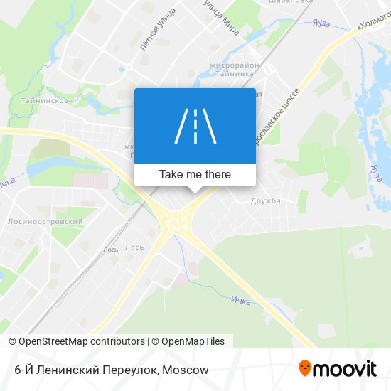 6-Й Ленинский Переулок map