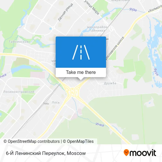 6-Й Ленинский Переулок map
