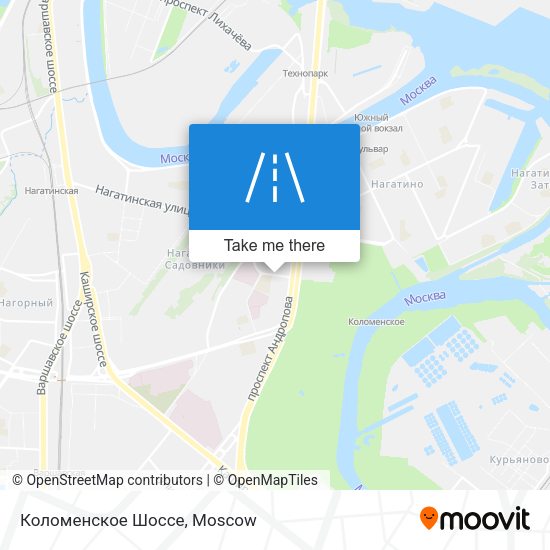 Коломенское Шоссе map