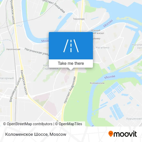 Коломенское Шоссе map