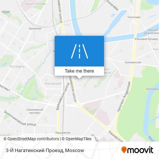 3-Й Нагатинский Проезд map