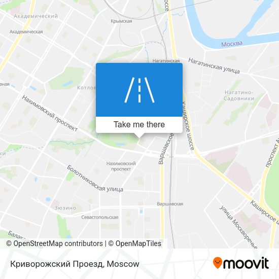 Криворожский Проезд map